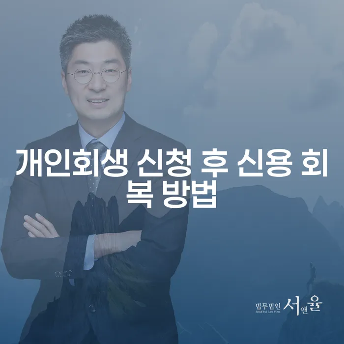개인회생 신청 후 어떻게 신용을 회복할 수 있을까요?